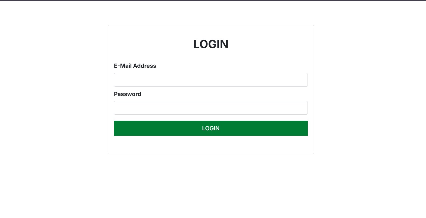 Screenshot for step 1: Login to the Administration Panel